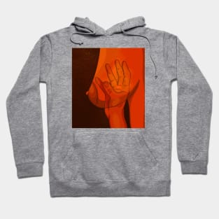 Chest on fire Hoodie